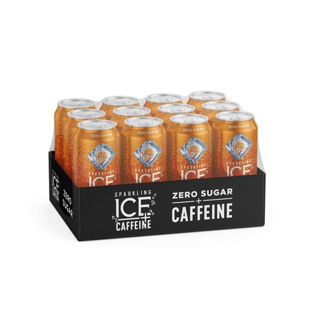 Sparkling Ice Sparkling Ice +Caffeine Orange Passionfruit Sparkling Water 16oz., PK12 FG00140